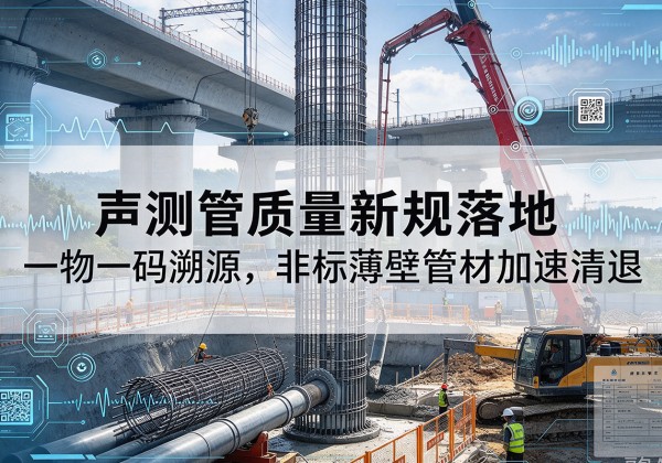 长乐声测管质量新规落地，一物一码溯源，非标薄壁管材加速清退